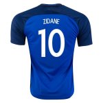 France Home 2016 ZIDANE #10 Soccer Jersey