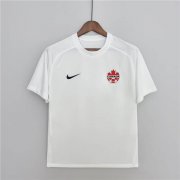 Canda World Cup 2022 Away White Soccer Jersey Soccer Shirt