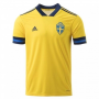 Euro 2020 Sweden Home Yellow Soccer Jersey Shirt #10 IBRAHIMOVIC