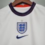 Kids 20-21 England Euro 2020 Home White Soccer Kit(Shirt+Shorts)