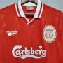 96/97 Liverpool Retro Red Soccer Jersey Football Shirt