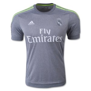 Real Madrid 2015-16 Grey Away Soccer Jersey