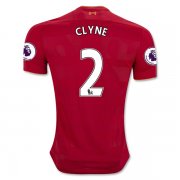 Liverpool Home 2016-17 CLYNE 2 Soccer Jersey Shirt