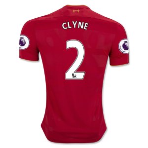 Liverpool Home 2016-17 CLYNE 2 Soccer Jersey Shirt