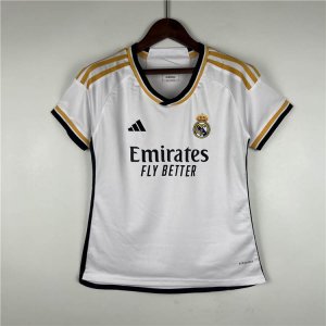 Women\'s Real Madrid 23/24 Home White Soccer Jersey Football Shirt