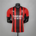 AC Milan 21-22 Home Red Soccer Jersey Football Shirt (Player Version)