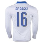 Italy LS Away 2016 DE ROSSI #16 Soccer Jersey