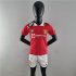 Kids Manchester United 22/23 Home Red Soccer Kit (Shirt+Shorts)