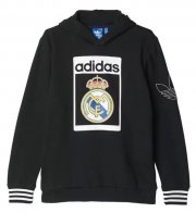 Real Madrid 2015-16 Fleece Hoodies Black