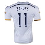 LA Galaxy Home 2015-16 ZARDES #11 Soccer Jersey