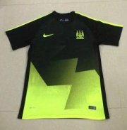 Manchester City 2015-16 Training Shirt Black-Yellow
