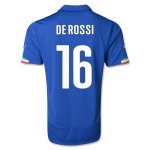 14-15 Italy Home De ROSSI #16 Soccer Jersey