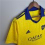 Boca Juniors 22/23 Away Yellow Soccer Jersey Football Shirt