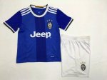 Kids Juventus 2016-17 Away Soccer Kit(Shirt+Shorts)