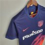 Atletico Madrid 21-22 Away Navy Soccer Jersey Football Shirt