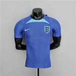 World Cup 2022 England Blue Training Soccer Shirt Football Shirt