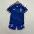 Kids Italy 2023 Home Blue Soccer Kit (Shirt+Shorts)