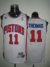 Detroit Pistons Isiah Thomas #11 White Soul Swingman Jersey