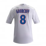 13-14 Olympique Lyonnais #8 Gourcuff Home White Jersey Shirt