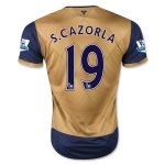 Arsenal Away 2015-16 S. CAZORLA #19 Soccer Jersey