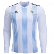 Argentina Home 2018 World Cup LS Soccer Jersey Shirt