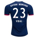 Bayern Munich Away 2017/18 Vidal#23 Soccer Jersey Shirt