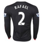 Manchester United LS Third 2015-16 RAFAEL #2 Soccer Jersey