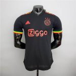 Ajax 21-22 Third Black Soccer Jersey Football Shirt (Player Version)