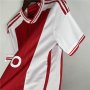 23/24 Ajax Home Red&White Soccer Jersey Football Shirt