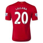 Liverpool 2015-16 Home Soccer Jersey LALLANA #20