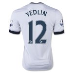 Tottenham Hotspur Home 2015-16 YEDLIN #12 Soccer Jersey