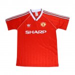 88-89 MANCHESTER UNITED HOME RED RETRO SOCCER JERSEY SHIRT