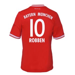 13-14 Bayern Munich #10 Robben Home Soccer Jersey Shirt
