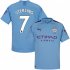 Manchester City Home 2019-20 STERLING #7 Soccer Jersey Shirt