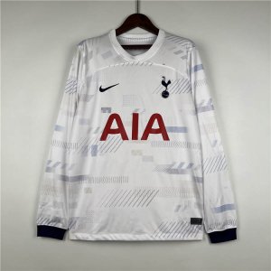 23/24 Tottenham Hotspur Home White Long Sleeve Soccer Jersey Shirt