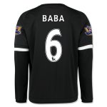 Chelsea LS Third 2015-16 BABA #6 Soccer Jersey