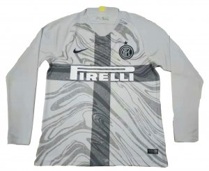 18-19 INTER MILAN THIRD GREY LONG SLEEVE FOOTBALL SHIRT