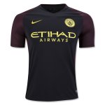 Manchester City Away 2016-17 Black Soccer Jersey Shirt