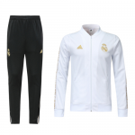 Real Madrid 19-20 White V-Neck Training Kit