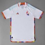 World Cup 2022 Belgium Away White Soccer Shirt Soccer Jersey