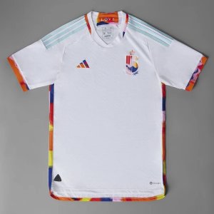 World Cup 2022 Belgium Away White Soccer Shirt Soccer Jersey