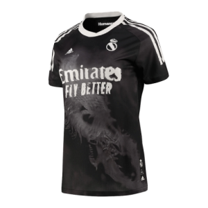 20-21 Real Madrid Human Race Dragon Black Soccer Jersey Shirt