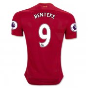 Liverpool Home 2016-17 BENTEKE 9 Soccer Jersey Shirt