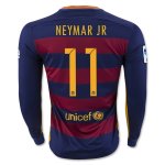 Barcelona LS Home 2015-16 NEYMAR JR #11 Soccer Jersey