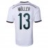 2014 Germany #13 MULLER Home White Soccer Jersey Shirt