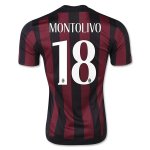 AC Milan 2015-16 MONTOLIVO #18 Home Soccer Jersey
