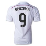 Real Madrid 14/15 BENZEMA #9 Home Soccer Jersey