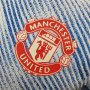Manchester United 21-22 Away Light Blue Soccer Jersey Football Shirt ( LS-Player Version)