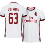 AC Milan Away 2017/18 Patrick Cutrone #63 Soccer Jersey Shirt