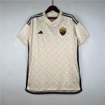 AS Roma 23/24 Away White Soccer Jersey Football Shirt